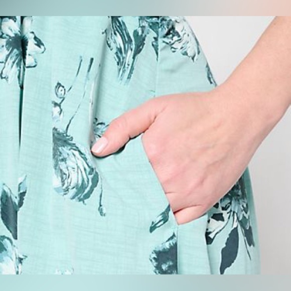 BEAUTIFUL by Lawrence Zarian Printed Faux
Wrap Front Dress - Picture 3 of 11